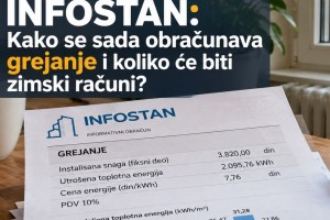 Novi obračun grejanja preko Infostana: kako čitati račun i koliko će biti zimski računi?