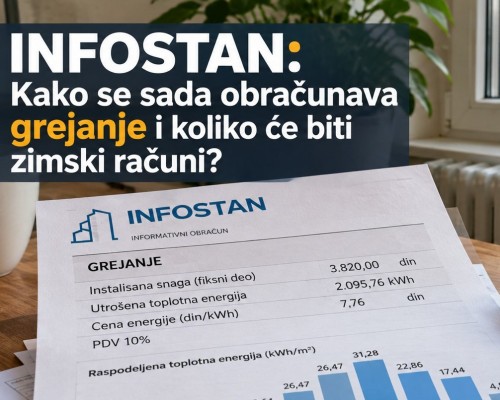 Novi obračun grejanja preko Infostana: kako čitati račun i koliko će biti zimski računi?