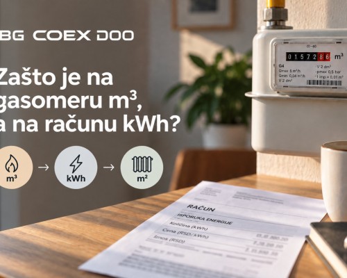 Zašto je na gasomeru m3 a na računu kWh Kako se obračunava potrošnja gasa